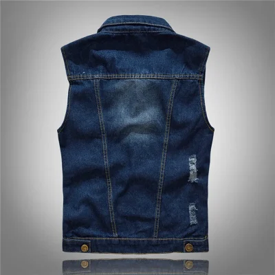 Veste sans manche homme en jean