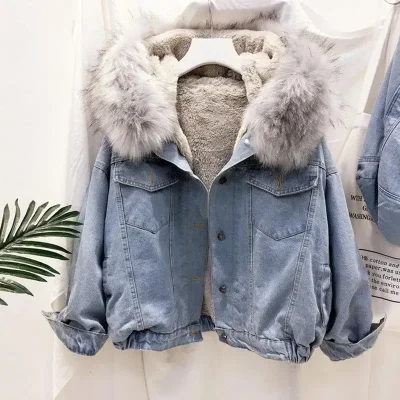 veste en jean courte femme